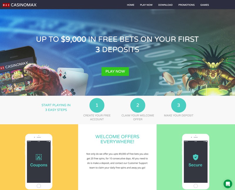 CasinoMax 2022 Review No Deposit Bonus Codes